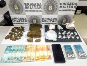 BM prende homem com droga, balanças de precisão e dinheiro no Noêmia