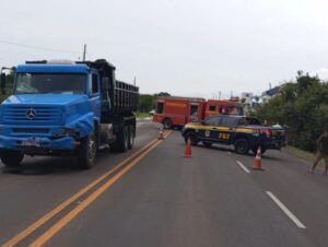 Acidente deixa quatro feridos na BR-471