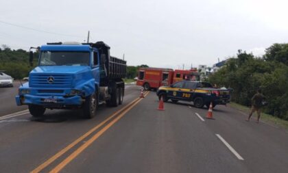 Acidente deixa quatro feridos na BR-471