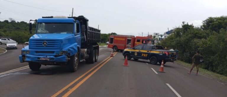 Acidente deixa quatro feridos na BR-471