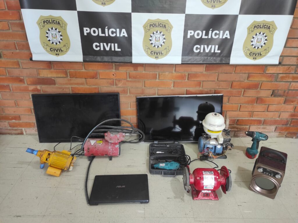 Material apreendido no Beco dos Trilhos está disponível para restituição na Polícia Civil / Foto: PC/Divulgação