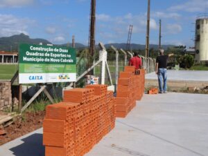 Novo Cabrais ganha quadras poliesportiva e de padel