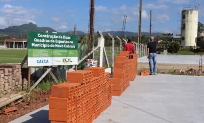 Novo Cabrais ganha quadras poliesportiva e de padel