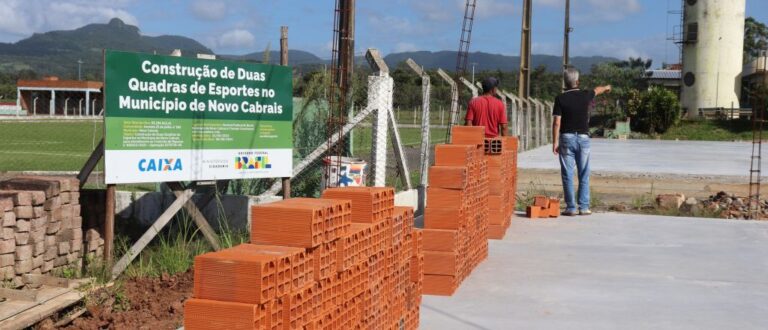 Novo Cabrais ganha quadras poliesportiva e de padel