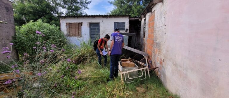 Mutirão contra a Dengue percorre 235 imóveis no Oliveira