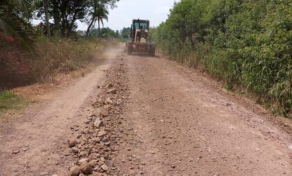 Ações da Secretaria de Obras abrangeram 6 localidades de Novo Cabrais em 20 dias