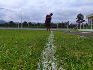 Centro Desportivo de Novo Cabrais recebe melhorias para Municipal de Futebol Sete