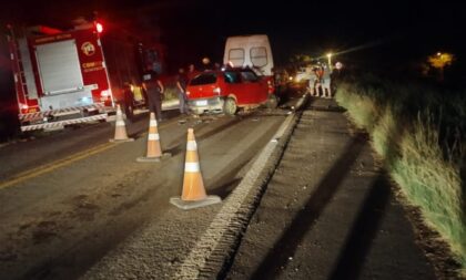 Mulher fica ferida em acidente perto da Ponte do Fandango