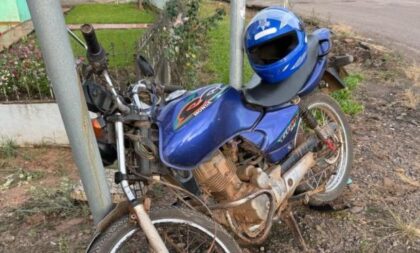 Motociclista fica ferido em acidente na ERS-400