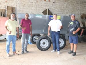 Novo Cabrais recebe novos equipamentos agrícolas