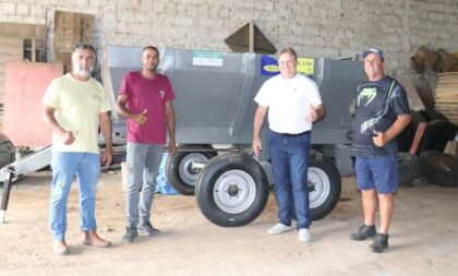 Novo Cabrais recebe novos equipamentos agrícolas