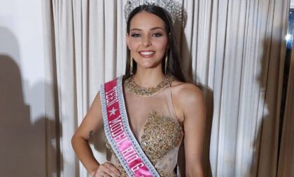 Miss Teen Model RS: representante de Paraíso do Sul recebe faixa