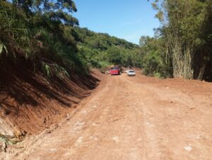 Novo Cabrais: obra de alargamento na estrada da Linha São João é concluída