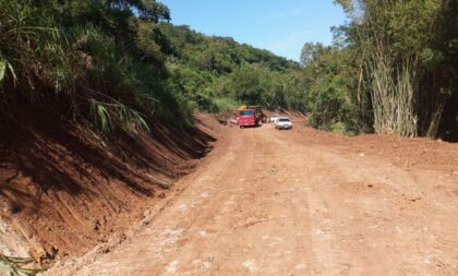 Novo Cabrais: obra de alargamento na estrada da Linha São João é concluída