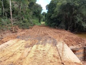 Prefeitura conclui reforma de ponte na Sanga Funda