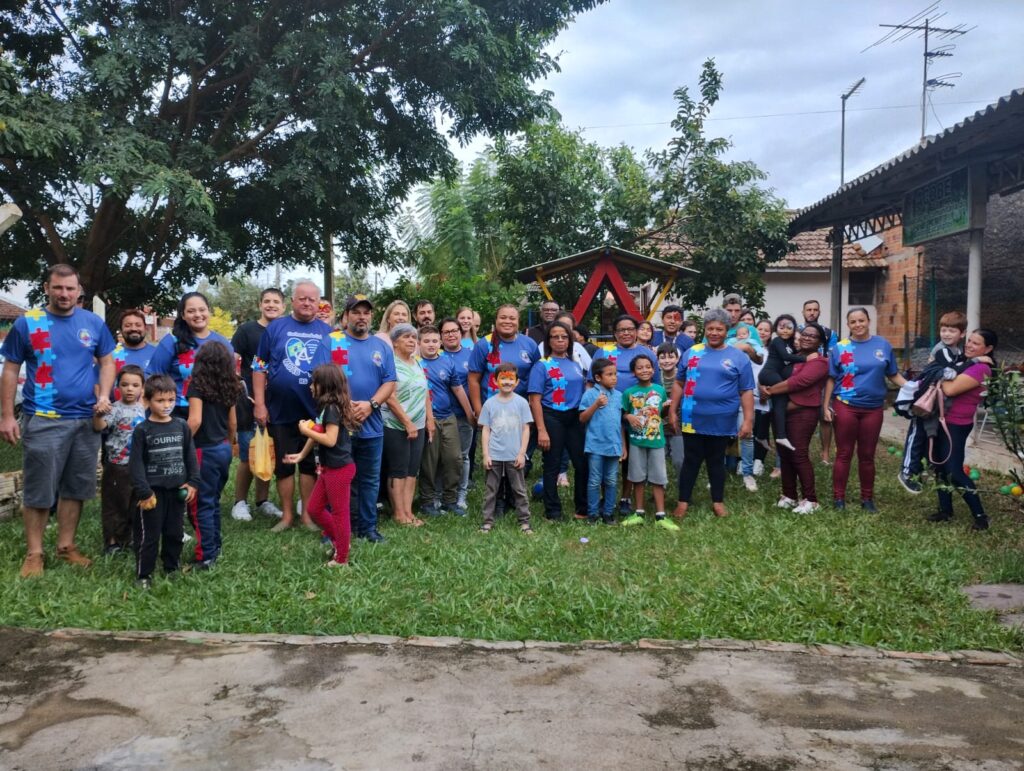 ONG Olhar Atípico promoveu um domingo voltado à integração das pessoas com autismo em Cachoeira do Sul / Foto: Divulgação