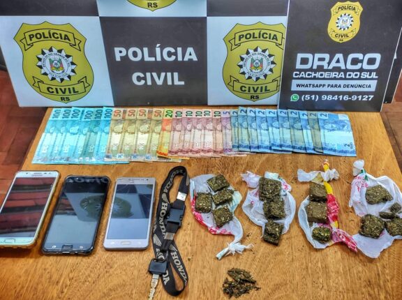 Polícia prende homem por tráfico e moto para entrega de drogas no Bairro Gonçalves