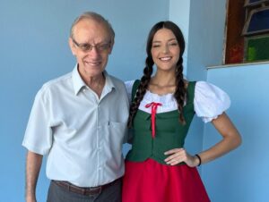8ª Kolonie Fest: Hanna visita prefeito de Paraíso do Sul