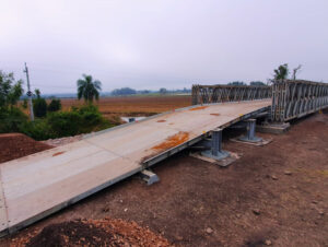 Concessionária libera tráfego em ponte instalada pelo 3º Batalhão