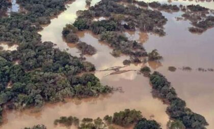 Ponte de Pedra está debaixo d’água