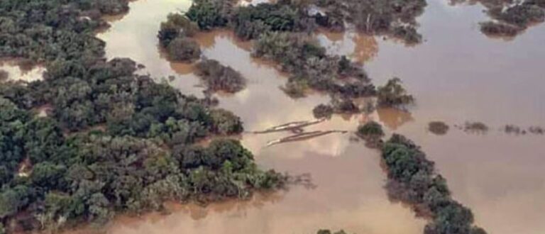 Ponte de Pedra está debaixo d’água