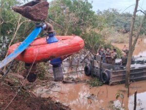 Força-tarefa tenta recuperar captação de água no Jacuí