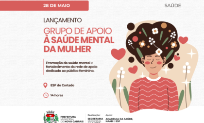 Cortado inicia grupo de apoio à saúde mental da mulher