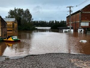 Nível do Jacuí está 1,70 metro acima da enchente de 41