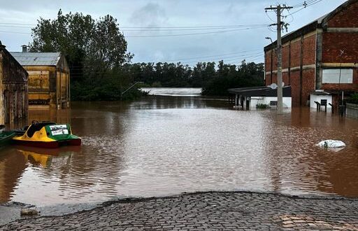 Nível do Jacuí está 1,70 metro acima da enchente de 41