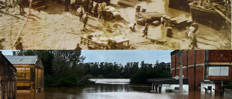 Enchente histórica, do caos, após 83 anos, na mesma data