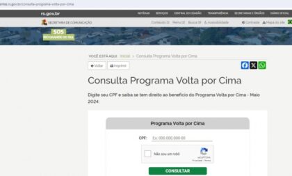 Volta por Cima: benefício é pago a 113 moradores de Cachoeira do Sul