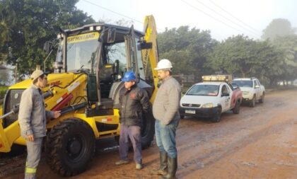 Enchente: empresa contratada para reparos começa a atuar em Cachoeira do Sul