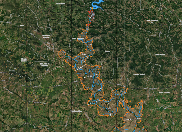 Mapa divulgado pela Aneel coloca Região Central do Estado em estado de atenção / Foto: Aneel/Divulgação