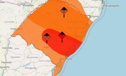 Cachoeira do Sul está em “grande perigo” nesta quinta-feira, diz Inmet