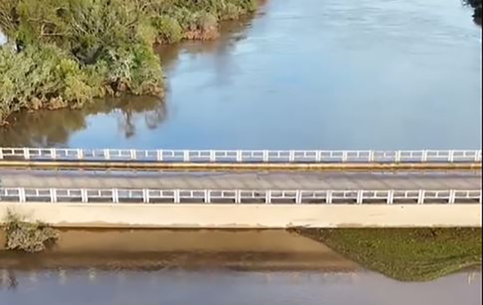 Com o recuo da cheia do Botucaraí, afluente do Rio Jacuí, trânsito para a região está liberado / Foto: Divulgação