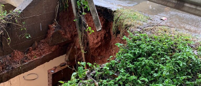 Ponte da ERS-403 está em meia pista