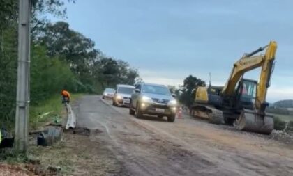 Liberada a ponte da BR-153 sobre o Banhado Castagnino