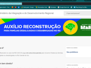 Auxílio Reconstrução tem prazo estendido às prefeituras