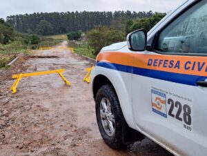 Chuva forte em Cachoeira mobilizou Defesa Civil em 23 atendimentos