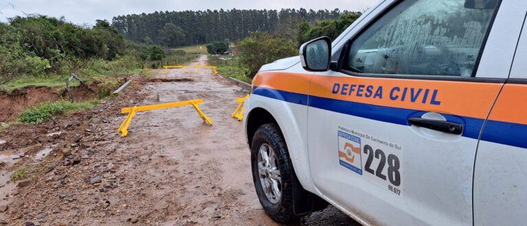 Chuva forte em Cachoeira mobilizou Defesa Civil em 23 atendimentos