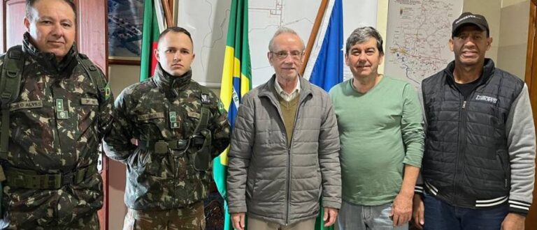 3º Batalhão faz reconhecimento de áreas atingidas por enchente em Paraíso do Sul