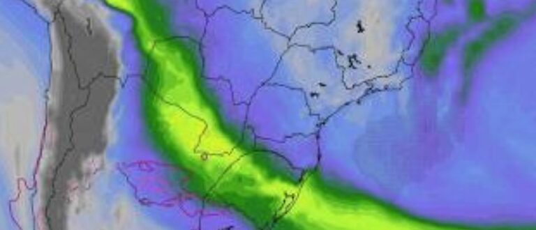 “Rio atmosférico” deve trazer chuva ao RS no fim de semana, prevê meteorologia