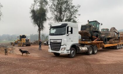 3º Batalhão desloca ponte para instalação no Rio Forqueta