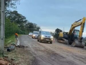 BR-153: Área afetada pela cheia do Rio Jacuí segue em recuperação