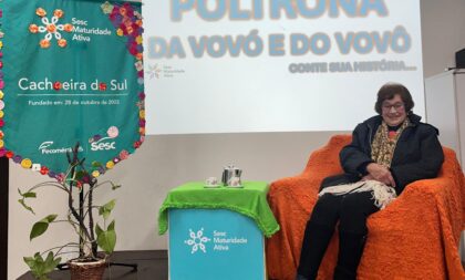 Sesc Cachoeira do Sul realiza atividade semanal alusiva ao Dia dos Avós