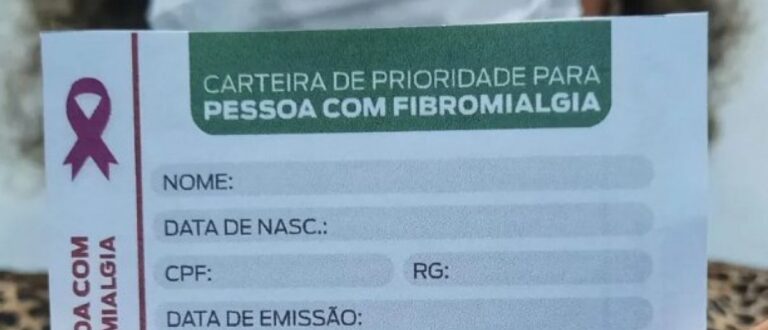 Fibromialgia: cachoeirenses podem confeccionar a carteira de identificação