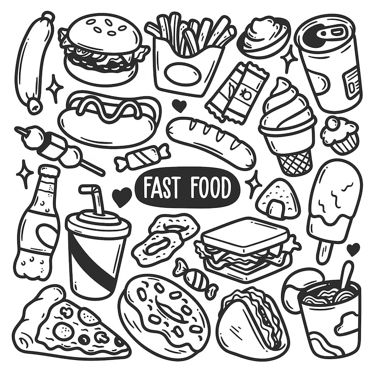 Fast Food / Crédito: Freepik