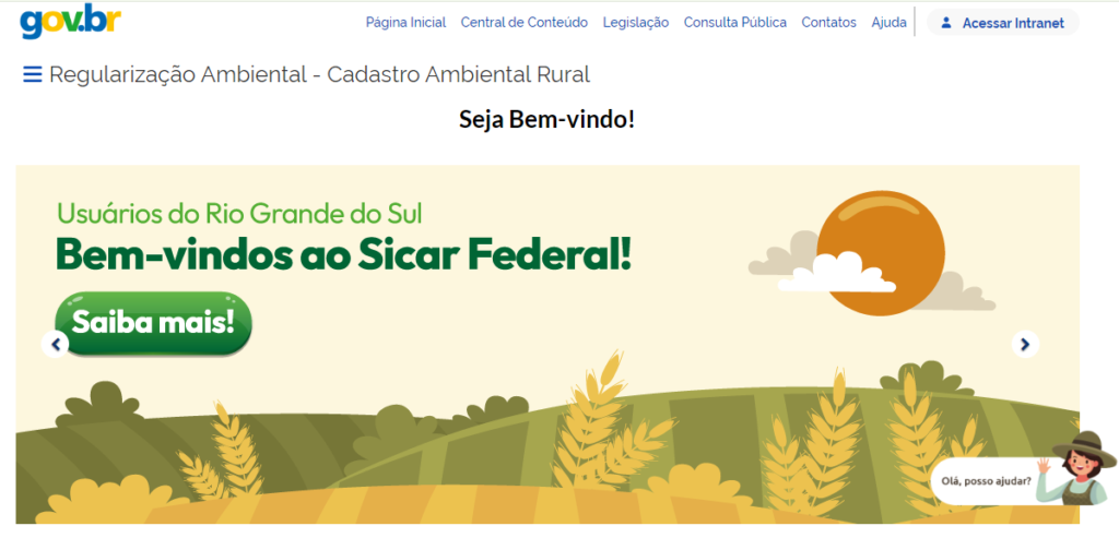 SiCAR Federal: governo do RS conclui a migração do sistema de Cadastro Ambiental Rural à plataforma federal / Foto: Reprodução