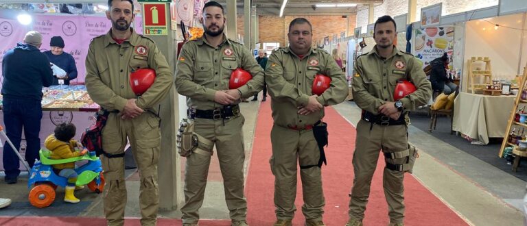 Bombeiros civis reforçam segurança na 24ª Fenarroz