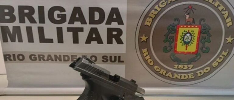 Batalhão Rodoviário prende homem com pistola carregada na RSC-471